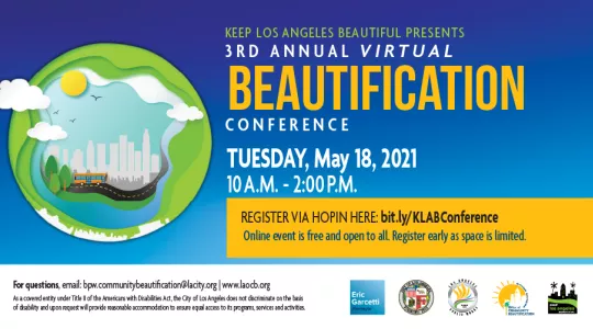 3rd Annual Virtual Beautification Conference flyer