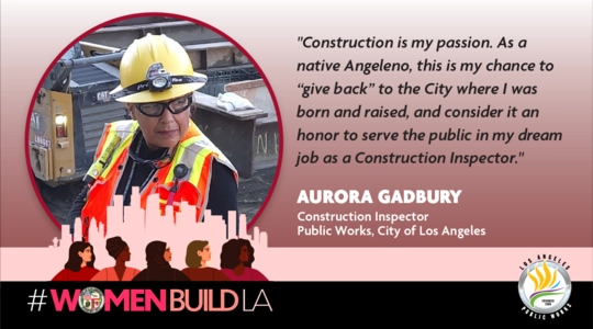 Women Build LA, image of Aurora Gadbury