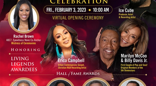 African American Heritage Month Featuring Ice Cube, Erica Campbell, Marilyn McCoo and Billy Davis, Jr. Kicks Off Virtually Friday, Feb. 3rd at 10 am