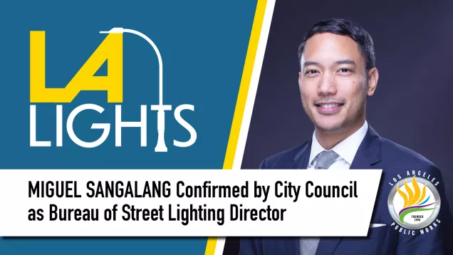 headshot image of Miguel Sangalang, Bureau of Street Lighting Director