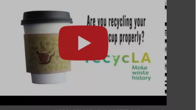 coffee cup recycling video screen shot