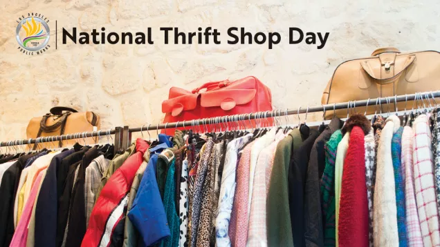 Support your local thrift shops on National Thrift Shop Day!