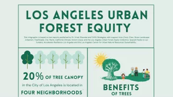Los Angeles Urban Forest Equity Infographic